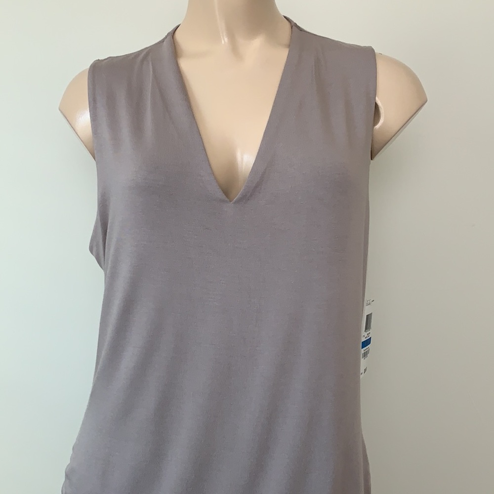 INC Macys Taupe Rayon Tank Top XL NWT